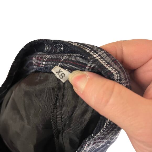 Pleated Mini Plaid Skirt Skort Grunge, Mall Goth, Punk XS 26" Waist - Picture 6 of 6